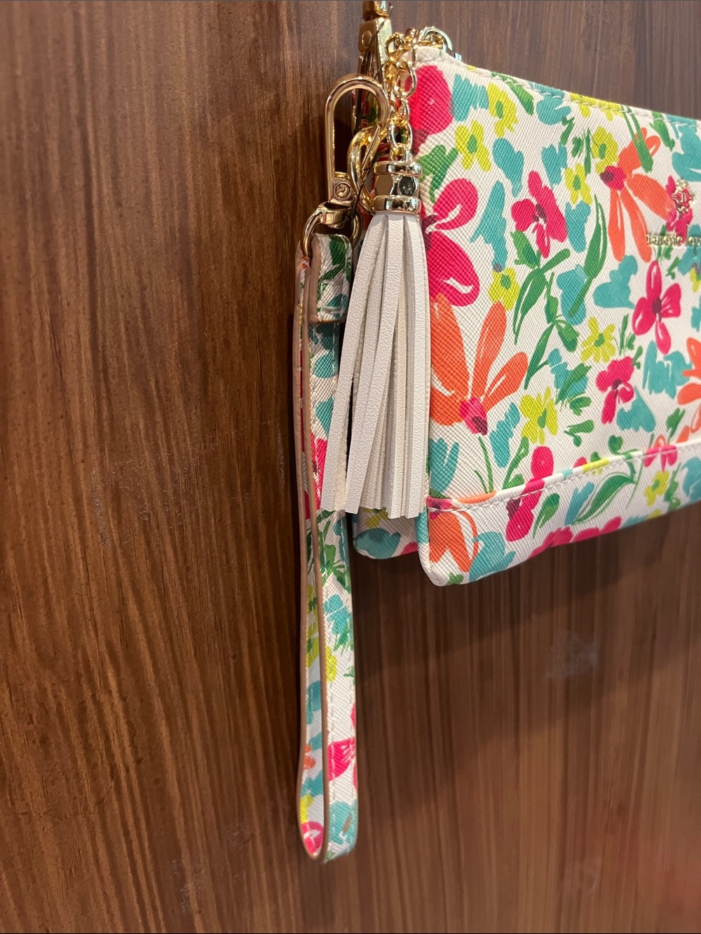 Nanette Lepore Summer Floral Whimsy Crossbody Wristlet NWT - Picture 4 of 12